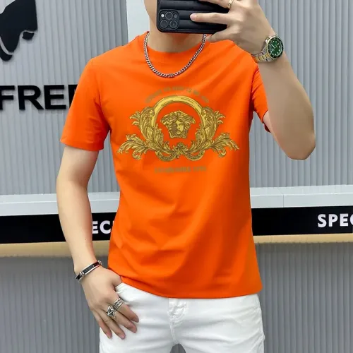 Wholesale Versace T-Shirts Short Sleeved For Men #1429267 $40.00 USD, Wholesale Quality Replica Versace T-Shirts