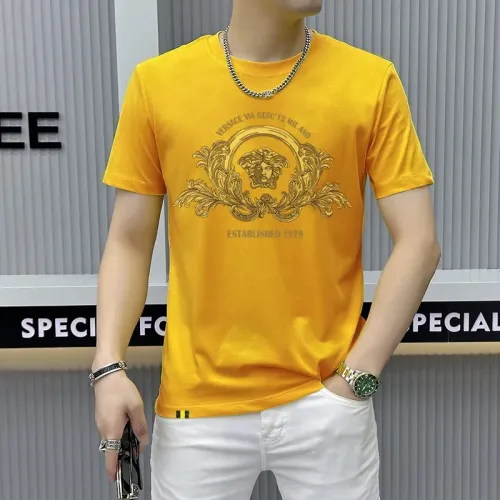 Wholesale Versace T-Shirts Short Sleeved For Men #1429268 $40.00 USD, Wholesale Quality Replica Versace T-Shirts
