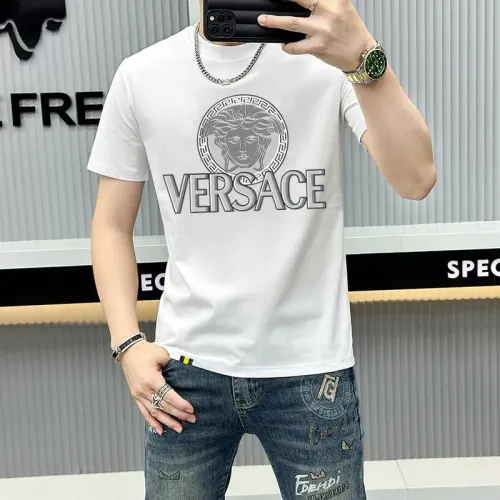 Wholesale Versace T-Shirts Short Sleeved For Men #1429269 $40.00 USD, Wholesale Quality Replica Versace T-Shirts