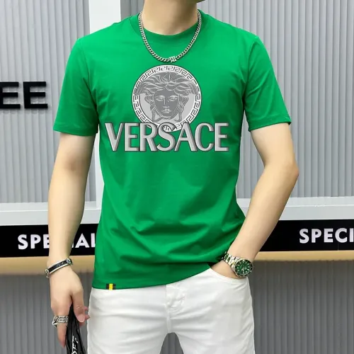 Wholesale Versace T-Shirts Short Sleeved For Men #1429272 $40.00 USD, Wholesale Quality Replica Versace T-Shirts