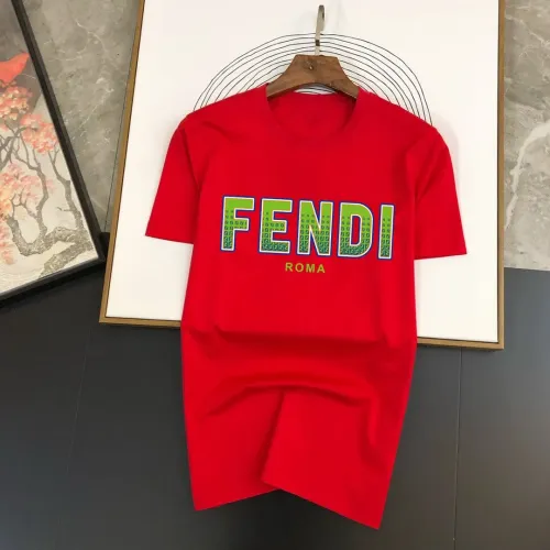 Wholesale Fendi T-Shirts Short Sleeved For Men #1429307 $40.00 USD, Wholesale Quality Replica Fendi T-Shirts