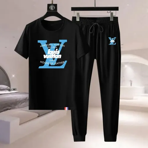 Wholesale Louis Vuitton LV Tracksuits Short Sleeved For Men #1429404 $76.00 USD, Wholesale Quality Replica Louis Vuitton LV Tracksuits