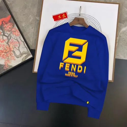 Wholesale Fendi Hoodies Long Sleeved For Men #1429407 $48.00 USD, Wholesale Quality Replica Fendi Hoodies