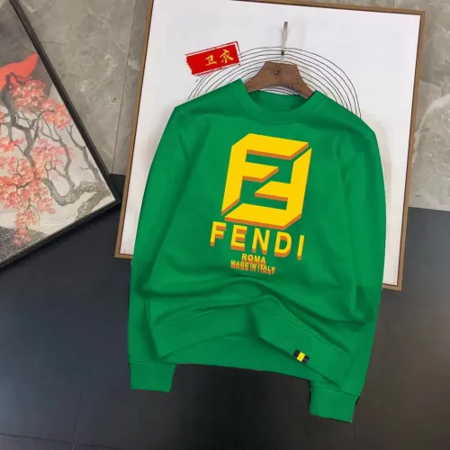 Wholesale Fendi Hoodies Long Sleeved For Men #1429408 $48.00 USD, Wholesale Quality Replica Fendi Hoodies
