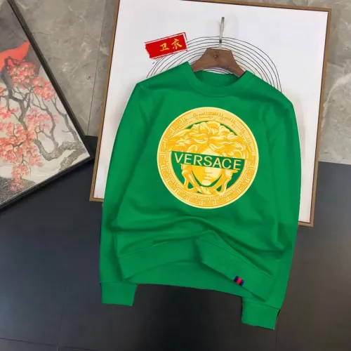 Wholesale Versace Hoodies Long Sleeved For Men #1429484 $48.00 USD, Wholesale Quality Replica Versace Hoodies