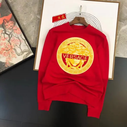 Wholesale Versace Hoodies Long Sleeved For Men #1429485 $48.00 USD, Wholesale Quality Replica Versace Hoodies