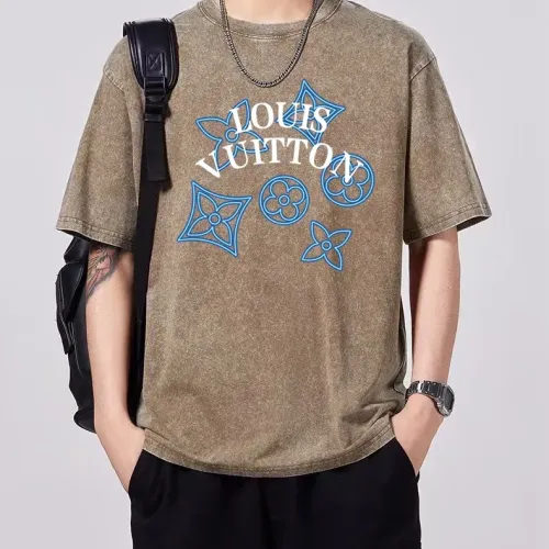 Wholesale Louis Vuitton LV T-Shirts Short Sleeved For Men #1429534 $45.00 USD, Wholesale Quality Replica Louis Vuitton LV T-Shirts