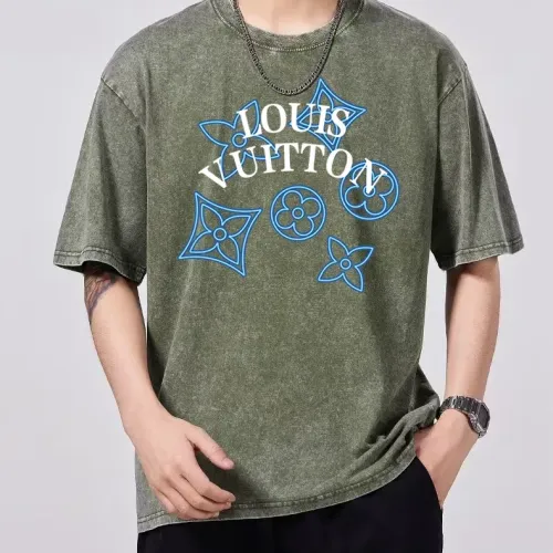 Wholesale Louis Vuitton LV T-Shirts Short Sleeved For Men #1429535 $45.00 USD, Wholesale Quality Replica Louis Vuitton LV T-Shirts
