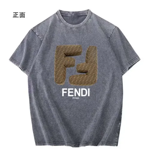Wholesale Fendi T-Shirts Short Sleeved For Men #1429543 $45.00 USD, Wholesale Quality Replica Fendi T-Shirts