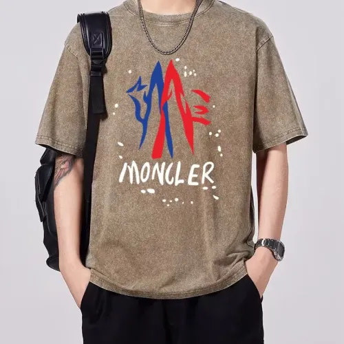 Wholesale Moncler T-Shirts Short Sleeved For Men #1429552 $45.00 USD, Wholesale Quality Replica Moncler T-Shirts