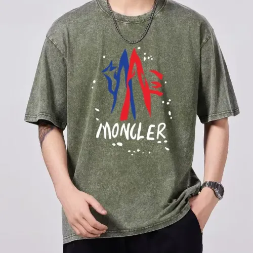 Wholesale Moncler T-Shirts Short Sleeved For Men #1429553 $45.00 USD, Wholesale Quality Replica Moncler T-Shirts