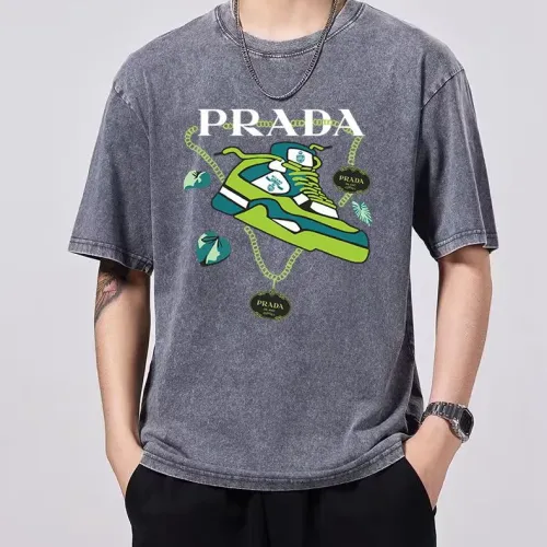 Replica Prada T-Shirts Short Sleeved For Men #1429555 $45.00 USD for Wholesale