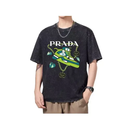Wholesale Prada T-Shirts Short Sleeved For Men #1429558 $45.00 USD, Wholesale Quality Replica Prada T-Shirts