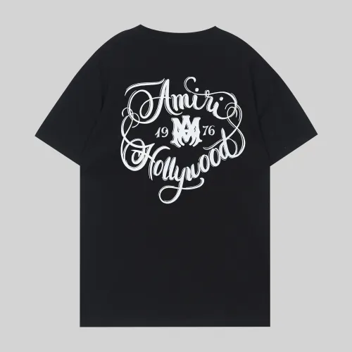 Replica Amiri T-Shirts Short Sleeved For Unisex #1429593 $32.00 USD for Wholesale