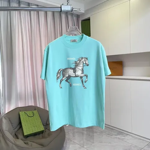 Wholesale Hermes T-Shirts Short Sleeved For Unisex #1429653 $42.00 USD, Wholesale Quality Replica Hermes T-Shirts