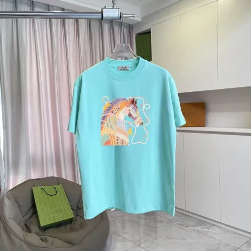 Wholesale Hermes T-Shirts Short Sleeved For Unisex #1429661 $42.00 USD, Wholesale Quality Replica Hermes T-Shirts