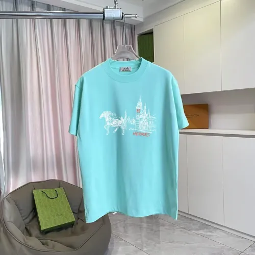 Wholesale Hermes T-Shirts Short Sleeved For Unisex #1429665 $42.00 USD, Wholesale Quality Replica Hermes T-Shirts