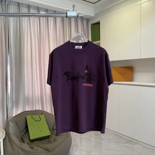Wholesale Hermes T-Shirts Short Sleeved For Unisex #1429666 $42.00 USD, Wholesale Quality Replica Hermes T-Shirts