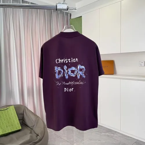 Replica Christian Dior T-Shirts Short Sleeved For Unisex #1429691 $42.00 USD for Wholesale