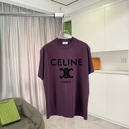 Wholesale Celine T-Shirts Short Sleeved For Unisex #1429709 $42.00 USD, Wholesale Quality Replica Celine T-Shirts
