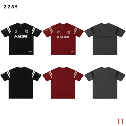 Replica Amiri T-Shirts Short Sleeved For Unisex #1429910 $32.00 USD for Wholesale