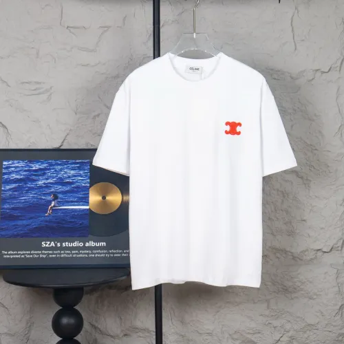 Replica Celine T-Shirts Short Sleeved For Unisex #1430124 $36.00 USD for Wholesale