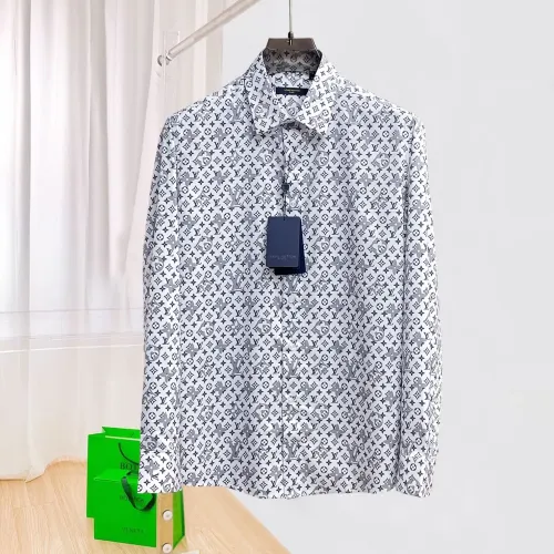 Wholesale Louis Vuitton LV Shirts Long Sleeved For Men #1430149 $80.00 USD, Wholesale Quality Replica Louis Vuitton LV Shirts