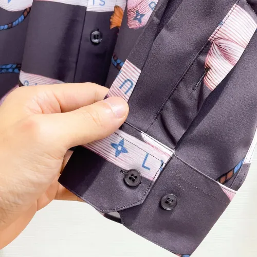 Replica Louis Vuitton LV Shirts Long Sleeved For Men #1430153 $80.00 USD for Wholesale