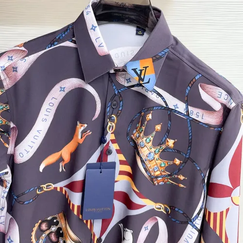 Replica Louis Vuitton LV Shirts Long Sleeved For Men #1430153 $80.00 USD for Wholesale