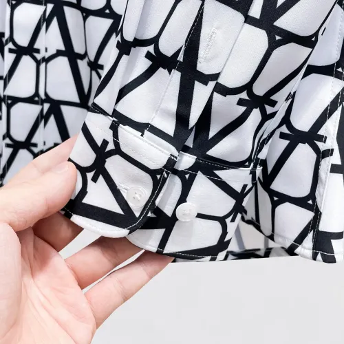 Replica Valentino Shirts Long Sleeved For Men #1430160 $80.00 USD for Wholesale