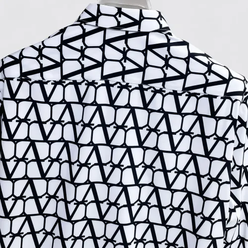 Replica Valentino Shirts Long Sleeved For Men #1430160 $80.00 USD for Wholesale