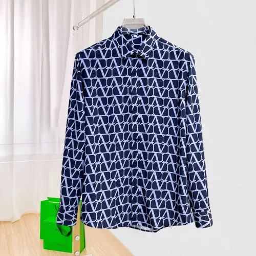 Wholesale Valentino Shirts Long Sleeved For Men #1430161 $80.00 USD, Wholesale Quality Replica Valentino Shirts