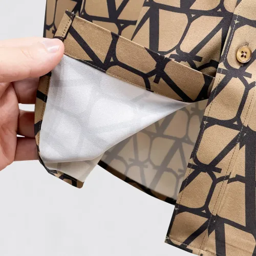 Replica Valentino Shirts Long Sleeved For Men #1430162 $80.00 USD for Wholesale