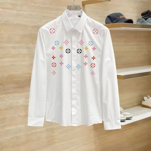 Wholesale Louis Vuitton LV Shirts Long Sleeved For Men #1430166 $72.00 USD, Wholesale Quality Replica Louis Vuitton LV Shirts