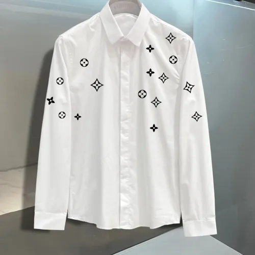 Wholesale Louis Vuitton LV Shirts Long Sleeved For Men #1430168 $72.00 USD, Wholesale Quality Replica Louis Vuitton LV Shirts