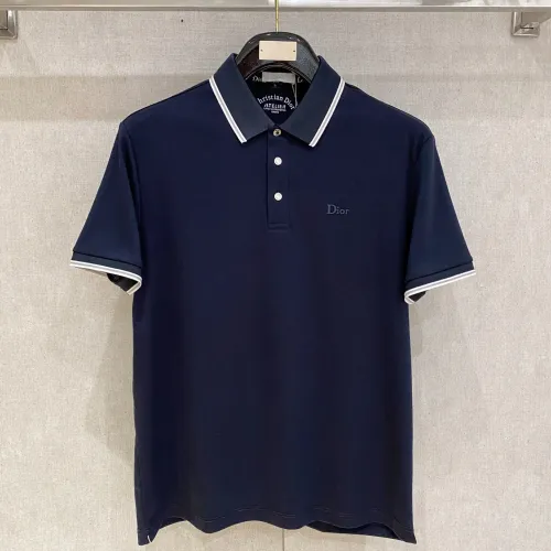 Wholesale Christian Dior T-Shirts Short Sleeved For Men #1430270 $80.00 USD, Wholesale Quality Replica Christian Dior T-Shirts