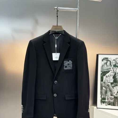 Wholesale Hermes Jackets Long Sleeved For Men #1430332 $132.00 USD, Wholesale Quality Replica Hermes Jackets