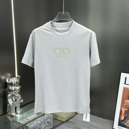 Wholesale Salvatore Ferragamo T-Shirts Short Sleeved For Men #1430334 $56.00 USD, Wholesale Quality Replica Salvatore Ferragamo T-Shirts