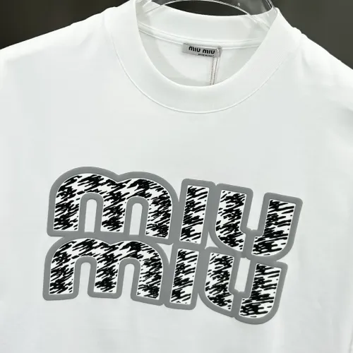 Replica MIU MIU T-Shirts Short Sleeved For Men #1430379 $82.00 USD for Wholesale
