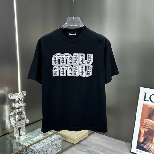 Wholesale MIU MIU T-Shirts Short Sleeved For Men #1430380 $82.00 USD, Wholesale Quality Replica MIU MIU T-Shirts