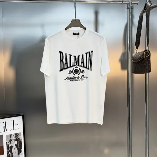 Wholesale Balmain T-Shirts Short Sleeved For Men #1430381 $76.00 USD, Wholesale Quality Replica Balmain T-Shirts