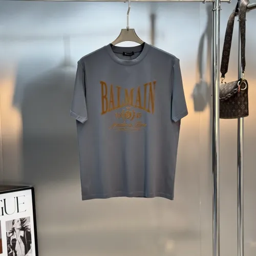 Wholesale Balmain T-Shirts Short Sleeved For Men #1430382 $76.00 USD, Wholesale Quality Replica Balmain T-Shirts