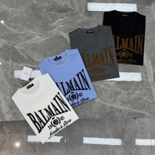 Replica Balmain T-Shirts Short Sleeved For Men #1430384 $76.00 USD for Wholesale
