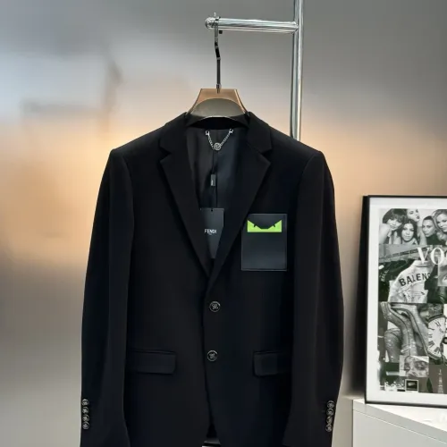 Wholesale Fendi Jackets Long Sleeved For Men #1430392 $130.00 USD, Wholesale Quality Replica Fendi Jackets