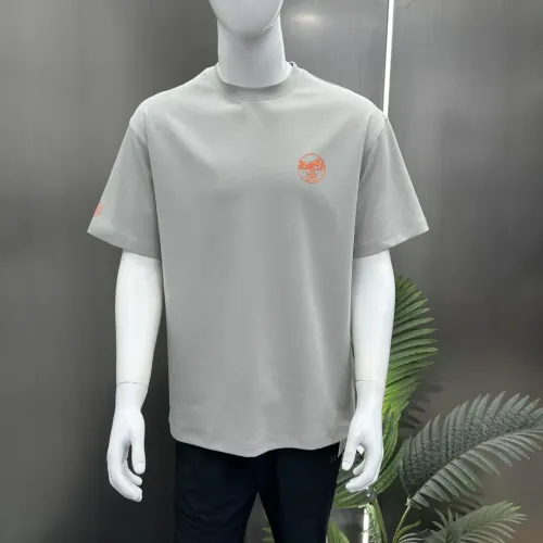 Replica Hermes T-Shirts Short Sleeved For Men #1430441 $56.00 USD for Wholesale