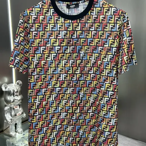 Wholesale Fendi T-Shirts Short Sleeved For Men #1430475 $64.00 USD, Wholesale Quality Replica Fendi T-Shirts