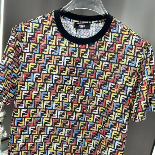 Replica Fendi T-Shirts Short Sleeved For Men #1430475 $64.00 USD for Wholesale