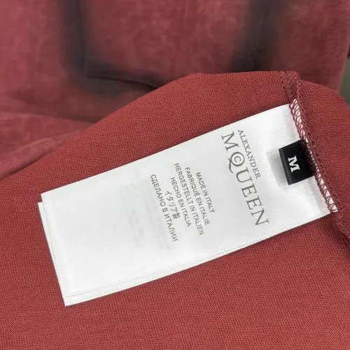 Replica Alexander McQueen T-shirts Short Sleeved For Unisex #1430479 $68.00 USD for Wholesale