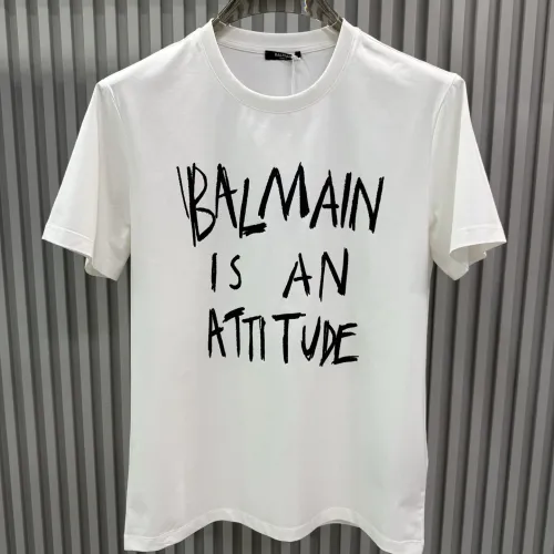 Wholesale Balmain T-Shirts Short Sleeved For Unisex #1430505 $72.00 USD, Wholesale Quality Replica Balmain T-Shirts