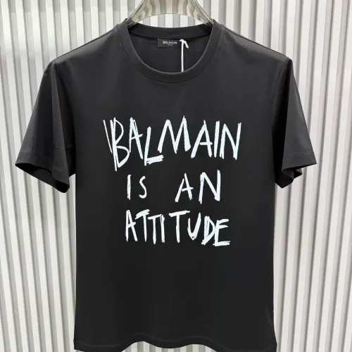 Wholesale Balmain T-Shirts Short Sleeved For Unisex #1430506 $72.00 USD, Wholesale Quality Replica Balmain T-Shirts